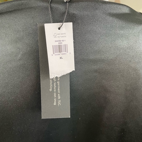 Banana Republic XL Black Satin Top - Picture 3 of 3